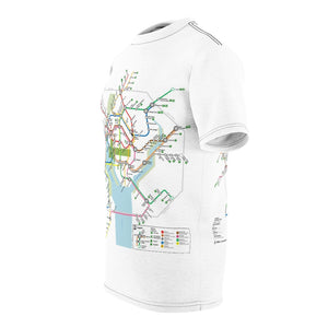 Washington Dc Metro Map Tee Shirt