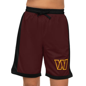 Washington Commanders Basketball Shorts