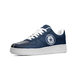 Dallas Cowboys Low Top Leather Sneakers