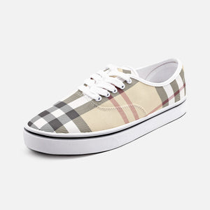 Plaid Casual Loafer Sneakers