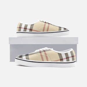 Plaid Casual Loafer Sneakers