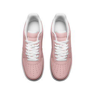 Renald Pink Low Top Leather Sneakers