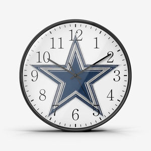 Dallas Cowboys Wall Clock Silent Quartz