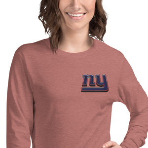 NY GIants Long Sleeve Tee